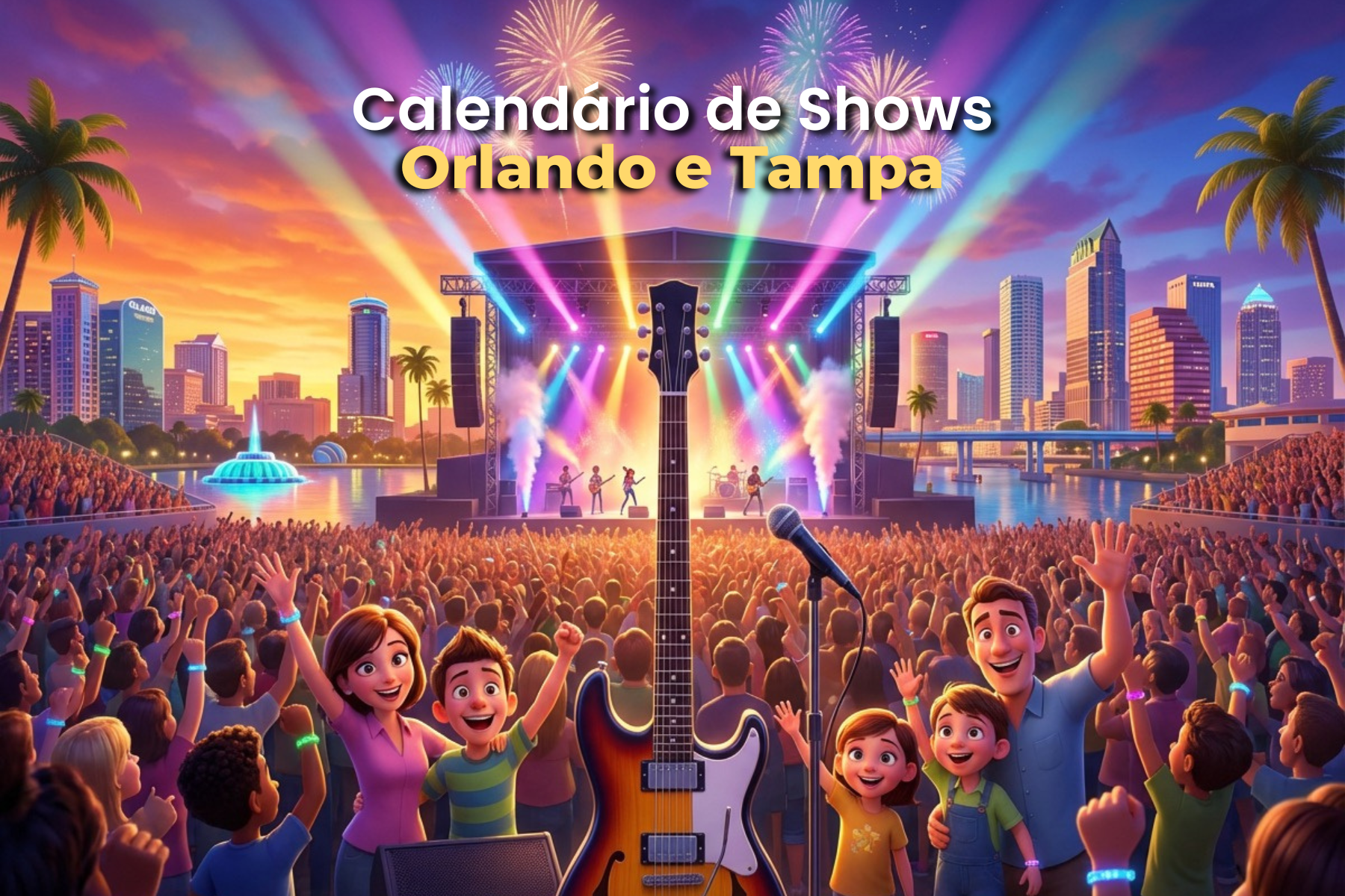 Calendário de Shows em Orlando e Tampa