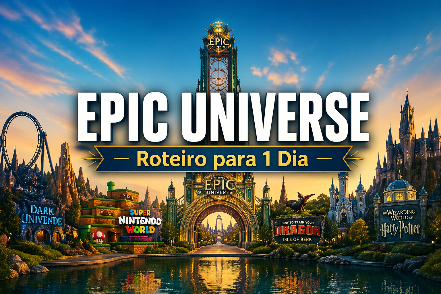 Epic Universe Roteiro para 1 Dia - planejamento e estratégia