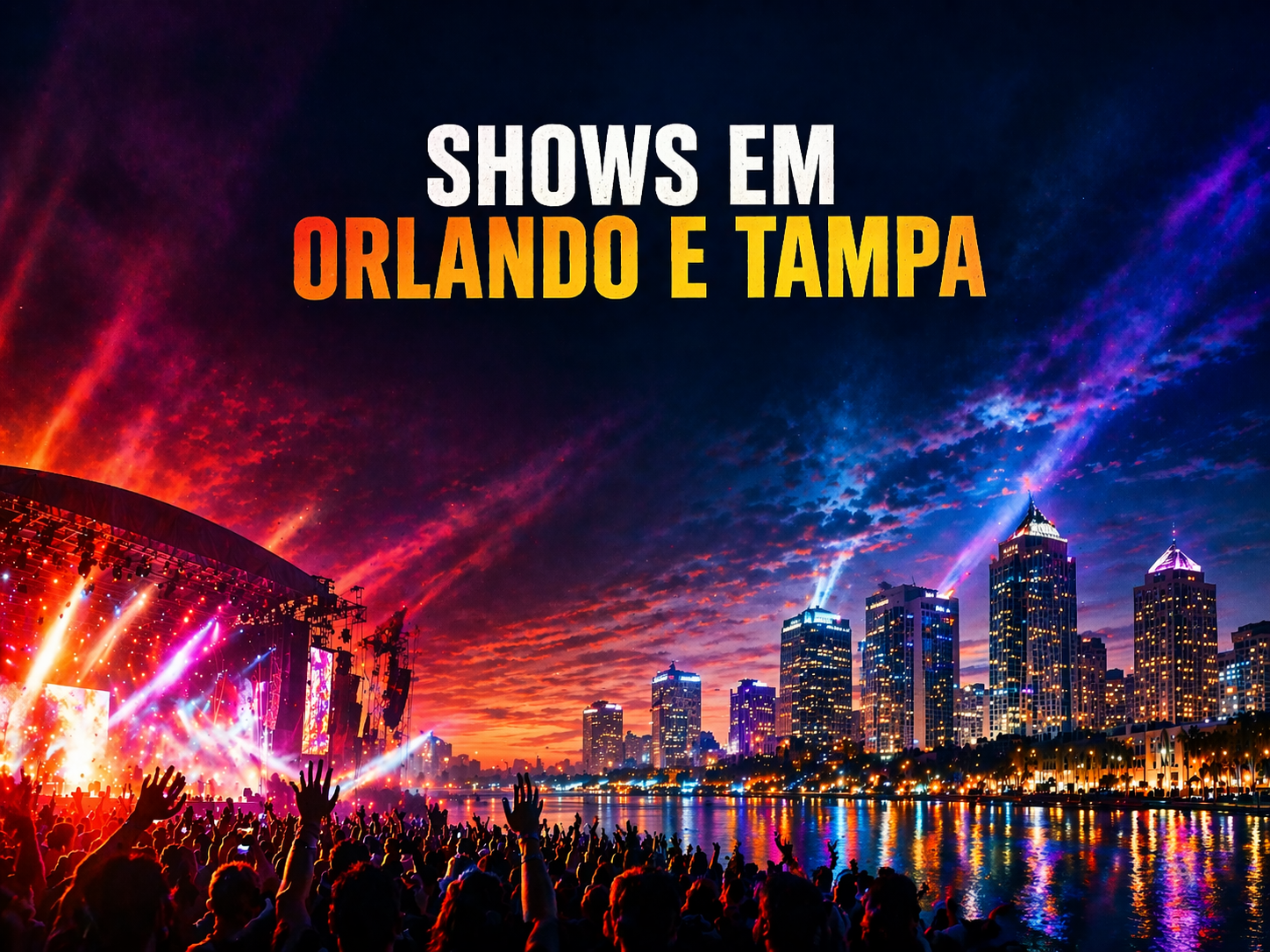 Shows em Orlando e Tampa