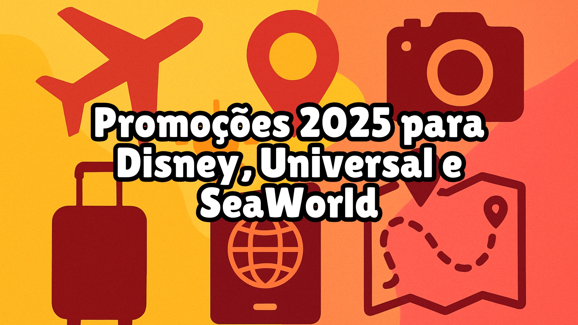 Promoções 2025 para Disney, Universal e SeaWorld