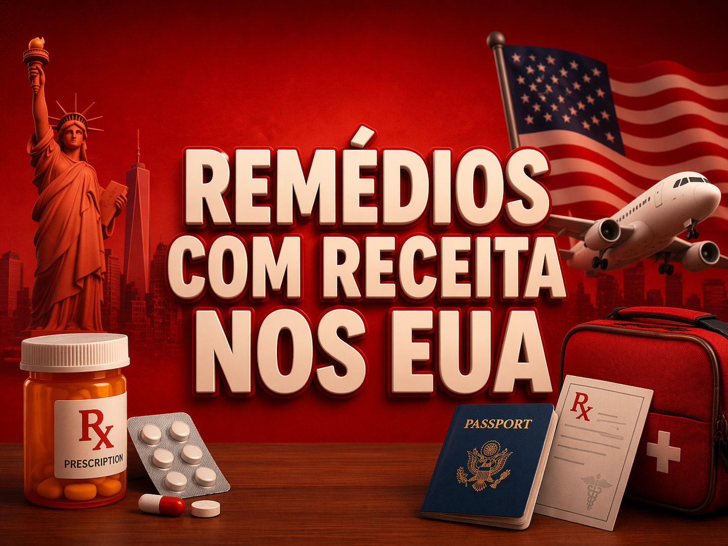 Remédios com Receita nos EUA: Guia para Viagem