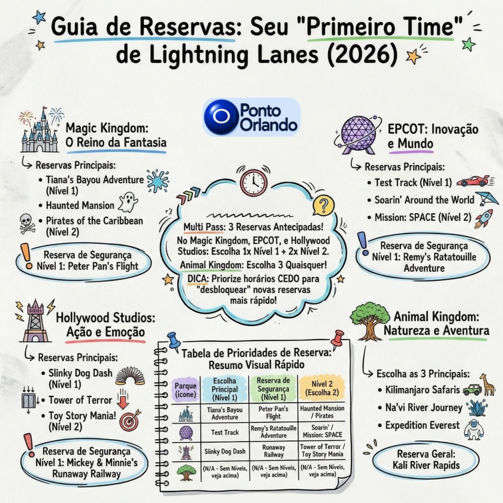 Estratégia para Lightning Lanes