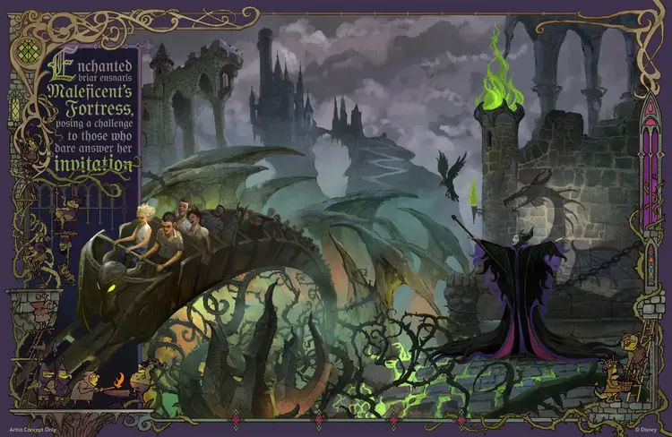 Malefecent Coaster